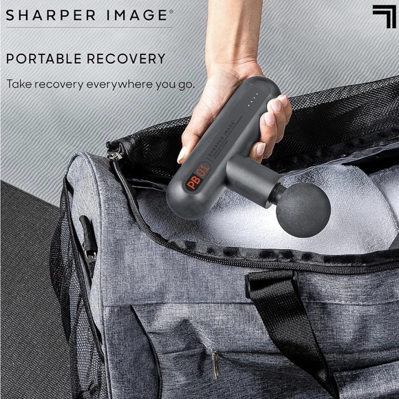 NIB Sharper Image Deep Tissue Portable Percussion Massage Gun - Picture 11 of 11